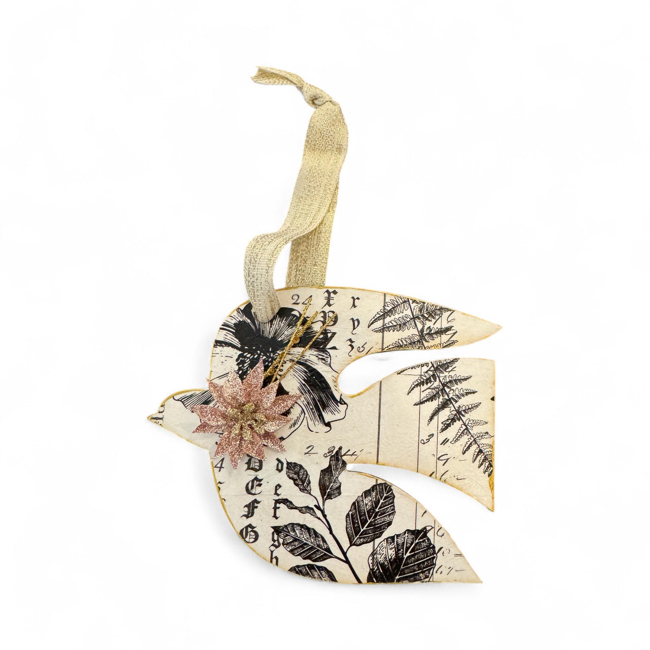 Wood Dove Ornaments