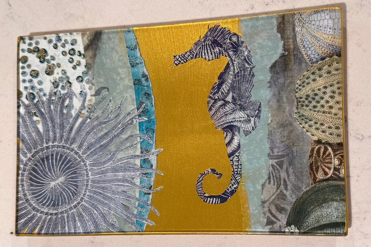 Sea Horse Art Glass