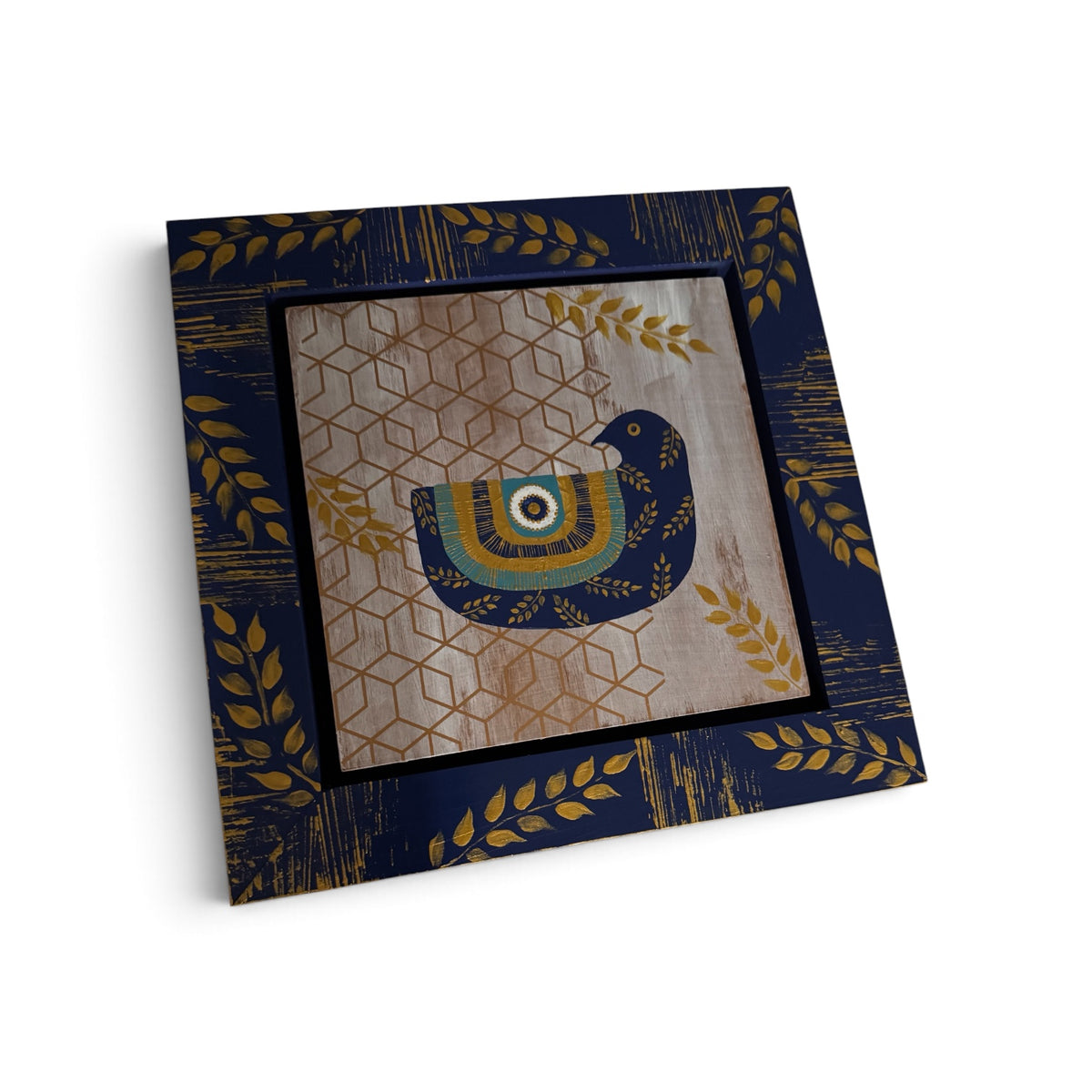 Evil Eye Bird Painting