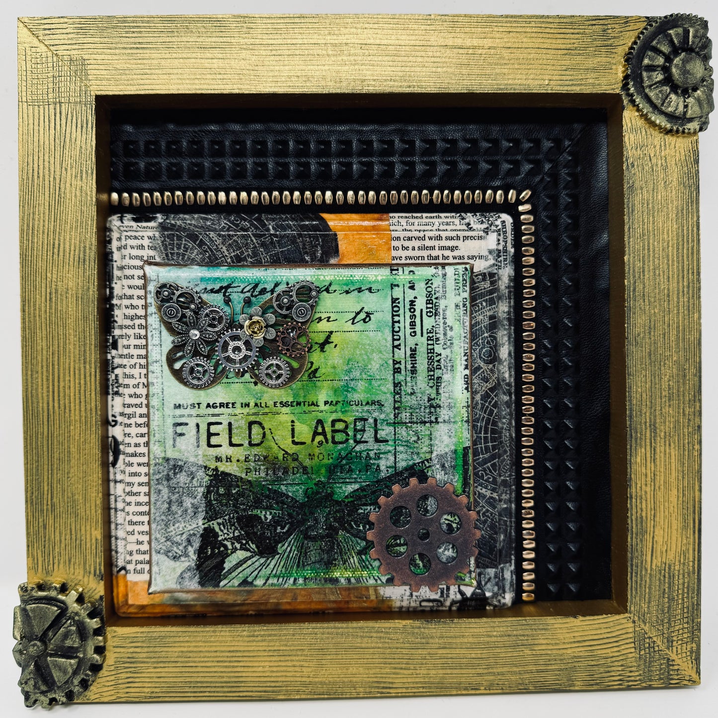 Mechanical Butterfly Mixed Media