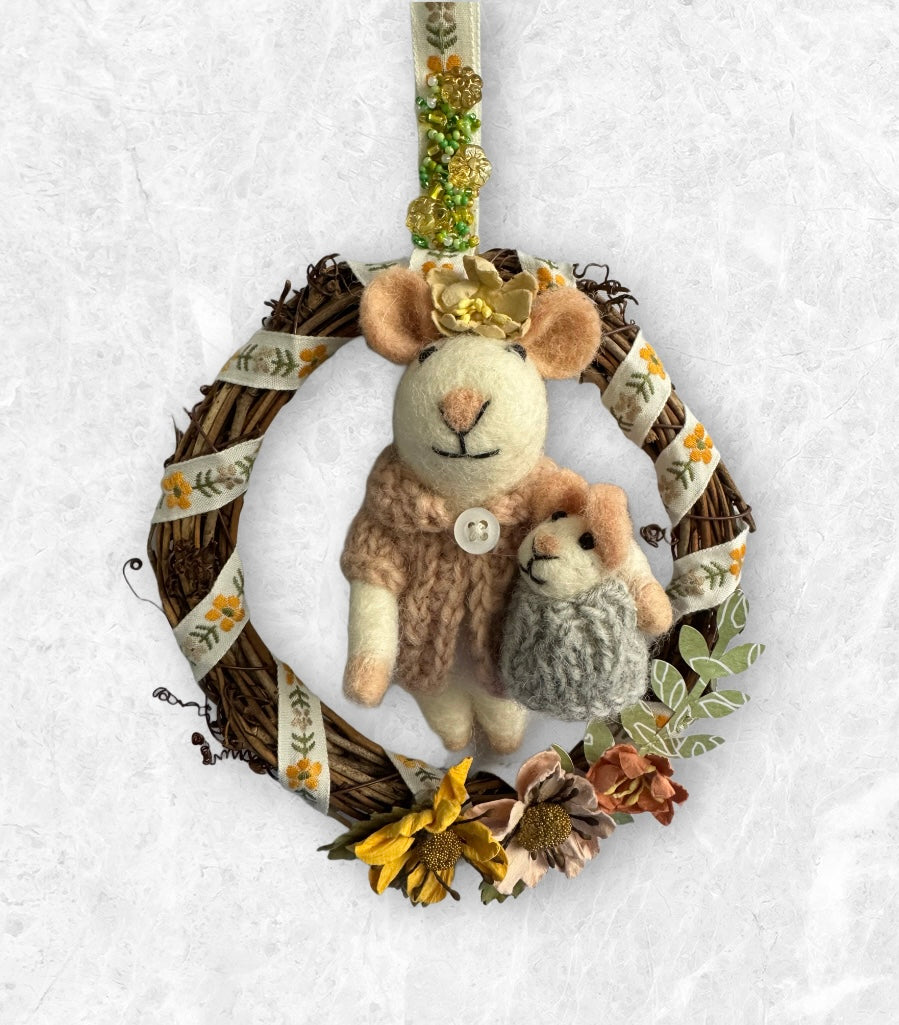 Mom & Me Mouse Wreath