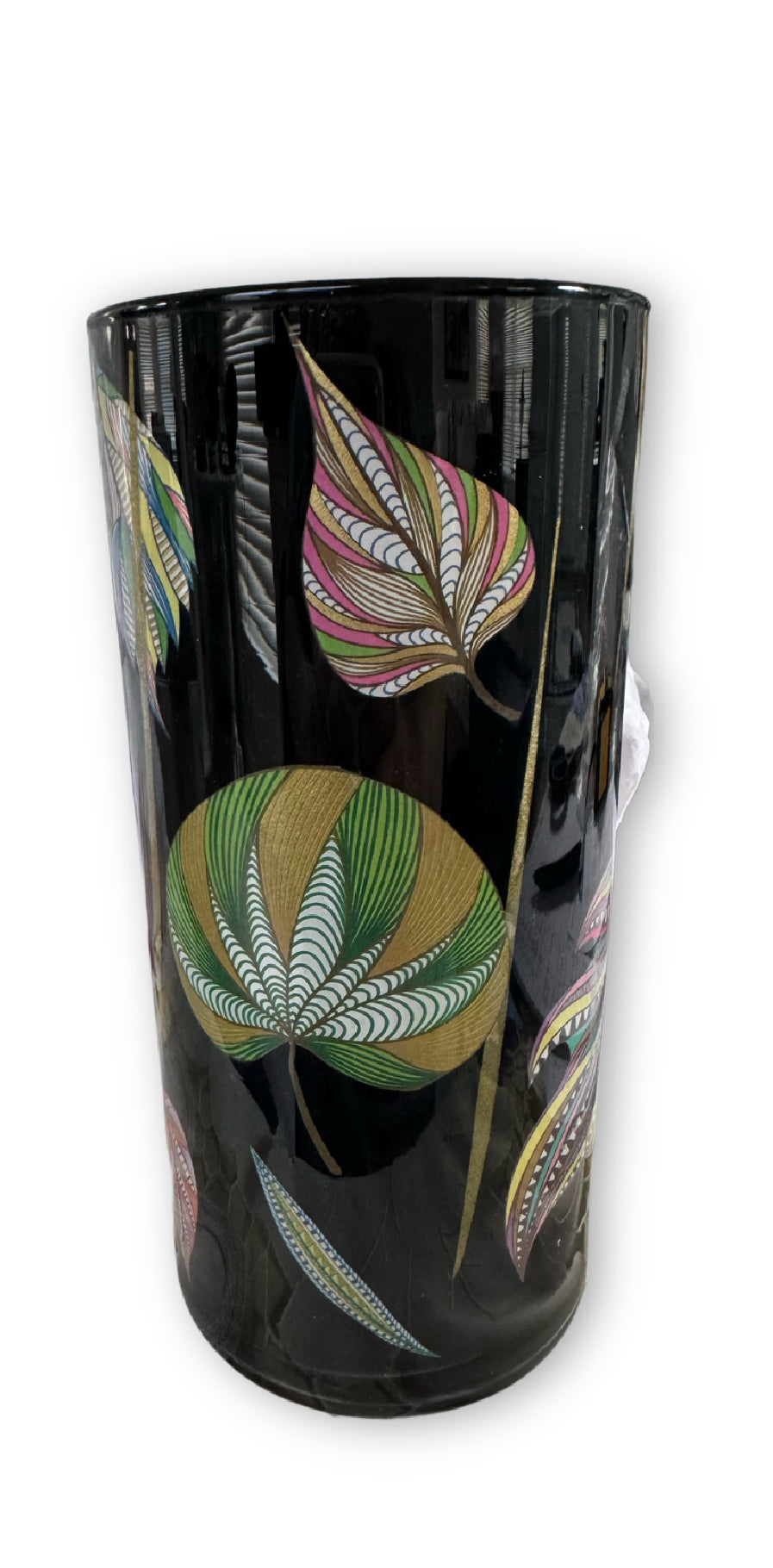 Modern Botanical Art Glass Vase