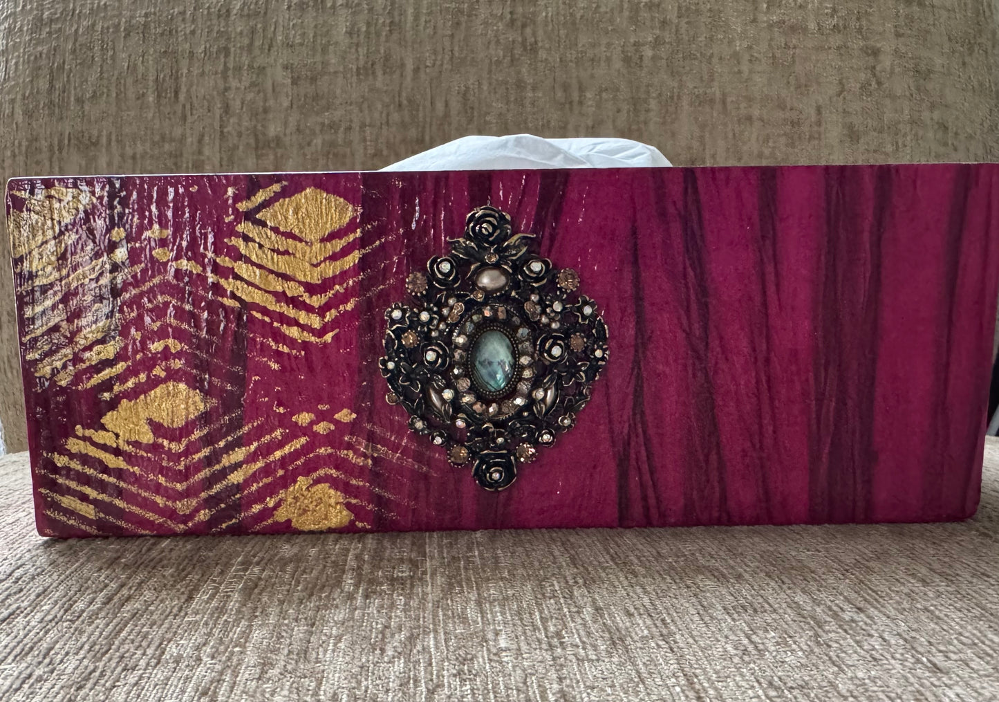 Vintage Deco Tissue Box