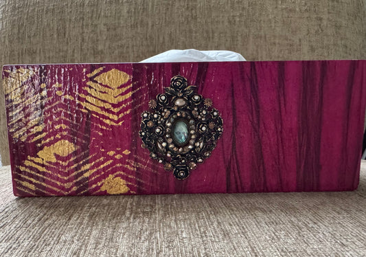 Vintage Deco Tissue Box