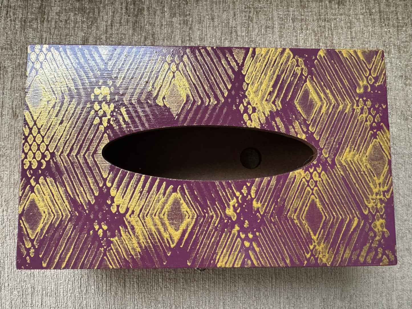 Vintage Deco Tissue Box