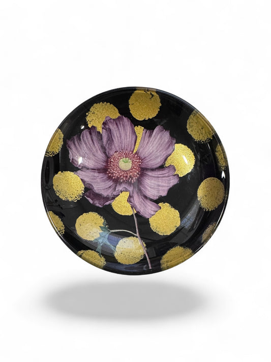 Art Glass Bowl Floral