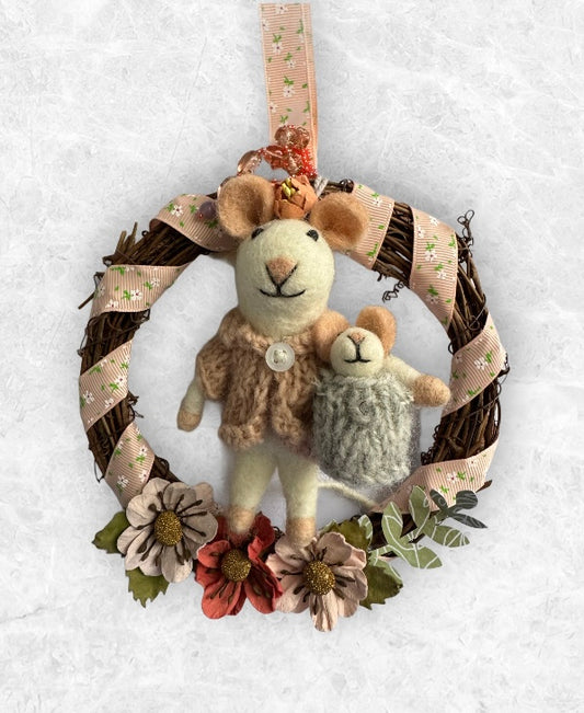 Mom & Me Mouse Wreath