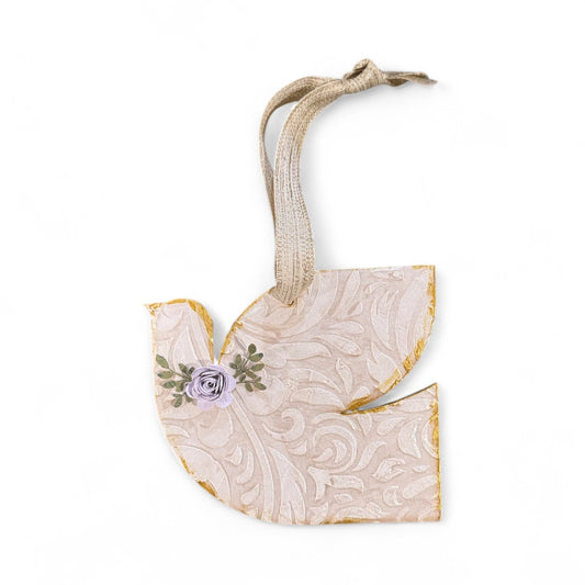 Wood Dove Ornaments